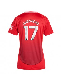 Manchester United Alejandro Garnacho #17 Heimtrikot für Frauen 2024-25 Kurzarm